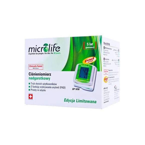 Microlife BP W90, automatyczny ciśnieniomierz nadgarstkowy, 1 szt. Microlife BP W90, automatyczny ciśnieniomierz nadgarstkowy, 1 szt. - zdjęcie produktu