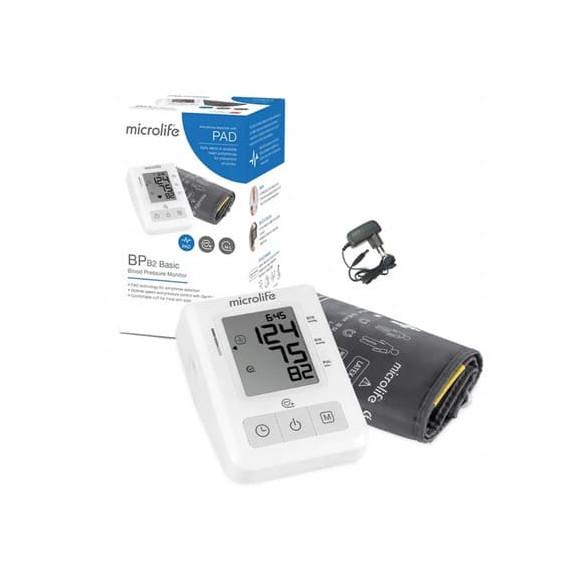 Microlife BP B2 Basic, automatyczny ciśnieniomierz naramienny z zasilaczem, 1 szt. Microlife BP B2 Basic, automatyczny ciśnieniomierz naramienny z zasilaczem, 1 szt. - zdjęcie produktu