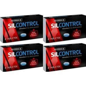 Silcontrol, 25 mg, tabletki powlekane, zestaw 4x 8 szt. - zdjęcie produktu