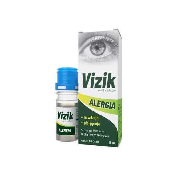 Vizik Alergia, krople do oczu, 10 ml Vizik Alergia, krople do oczu, 10 ml - zdjęcie produktu