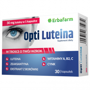 Erbafarm Opti Luteina, kapsułki, 30 szt. - zdjęcie produktu