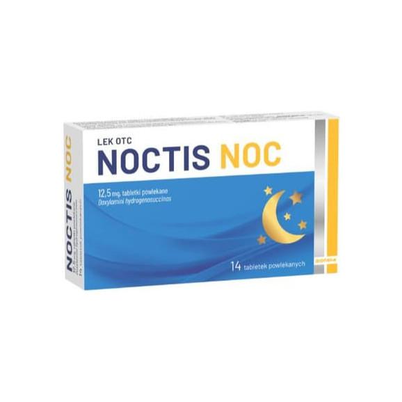 Noctis Noc 12,5mg, tabletki powlekane, 14 szt. Noctis Noc 12,5mg, tabletki powlekane, 14 szt. - zdjęcie produktu