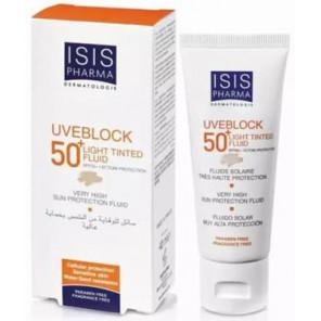 Isis Pharma UVEBLOCK, fluid delikatnie koloryzujący z filtrem SPF 50+, 40 ml - zdjęcie produktu