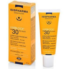 Isis Pharma UVEBLOCK DRY TOUCH, ultralekki fluid z filrem SPF 30, 40 ml - zdjęcie produktu