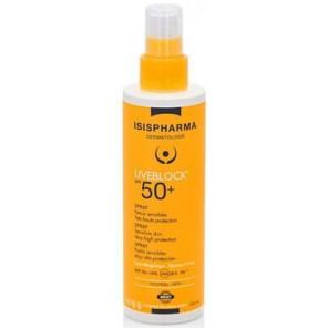 Isis Pharma UVEBLOCK, mleczko do opalania z filtrem SPF 50+ w sprayu, 200 ml - zdjęcie produktu