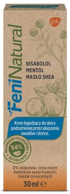 FeniNatural, krem łagodzący do skóry podrażnionej przez ukąszenia owadów i słońce, 30 ml