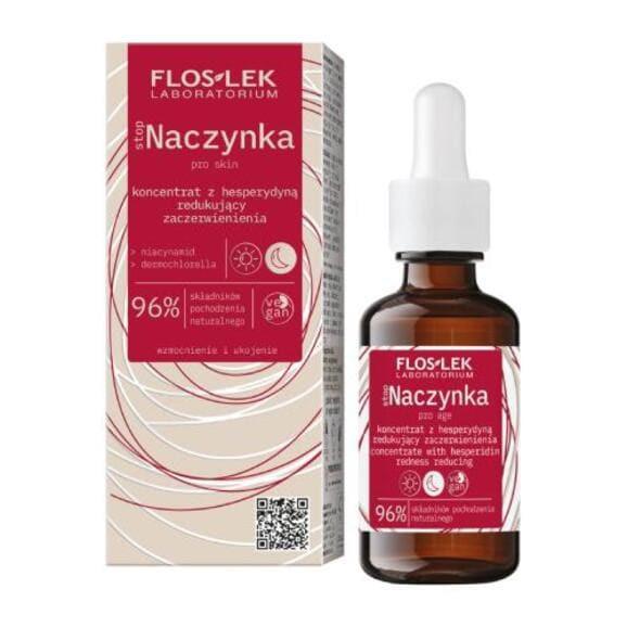 FLOS-LEK stopNaczynka, Koncentrat z hesperydyną redukujący zaczerwienienia, 30 ml FLOS-LEK stopNaczynka, Koncentrat z hesperydyną redukujący zaczerwienienia, 30 ml - zdjęcie produktu