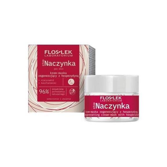 Flos-Lek stopNaczynka, krem-maska regenerujący z hesperydyną na noc, 50 ml Flos-Lek stopNaczynka, krem-maska regenerujący z hesperydyną na noc, 50 ml - zdjęcie produktu