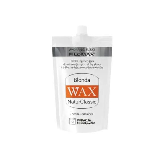 WAX Pilomax Blonda NaturClassic, maska do włosów zniszczonych i jasnych, 50 ml WAX Pilomax Blonda NaturClassic, maska do włosów zniszczonych i jasnych, 50 ml - zdjęcie produktu