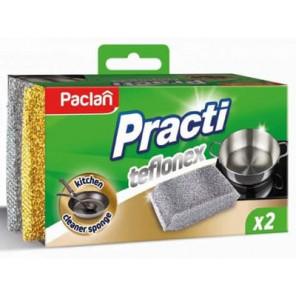 Paclan Practi Teflonex, zmywaki kuchenne, 2 szt. - zdjęcie produktu