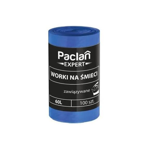 Paclan Expert, worki na śmieci, zawiązywane 60 L, 100 szt. Paclan Expert, worki na śmieci, zawiązywane 60 L, 100 szt. - zdjęcie produktu