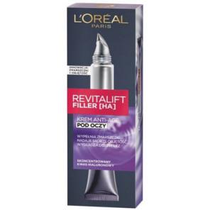 L'Oreal Paris Revitalift Filler Anti-Age, krem pod oczy, 15 ml - zdjęcie produktu