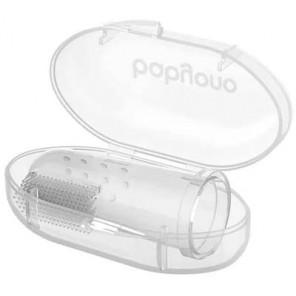 BabyOno, szczoteczka do pierwszych ząbków na palec, silikonowa, 1 szt. - zdjęcie produktu