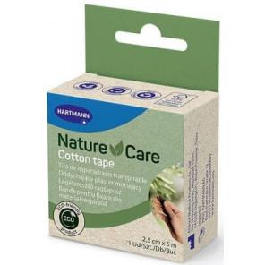 Hartmann Nature Care, plaster samoprzylepny bawełniany, 2,5 cm x 5 m, 1 szt. - zdjęcie produktu