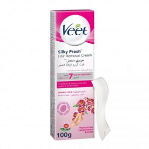 Veet Silky Fresh, krem do depilacji do skóry normalnej, 100 ml - zdjęcie produktu