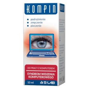 Kompin, krople do oczu do pracy z komputerem, 10 ml - zdjęcie produktu