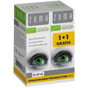 Zuma Świetlik Plus, łagodzące krople do oczu, 2 x 10 ml - zdjęcie produktu