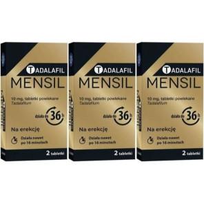 Zestaw 3 x Tadalafil Mensil, 10mg, tabletki powlekane, 2 szt. - zdjęcie produktu