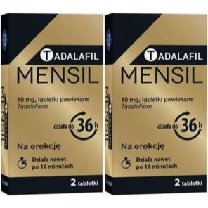 Zestaw 2 x Tadalafil Mensil, 10mg, tabletki powlekane, 2 szt. - zdjęcie produktu