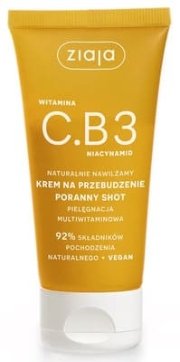 Ziaja Witamina C.B3 Niacynamid, krem na przebudzenie poranny shot, 50 ml