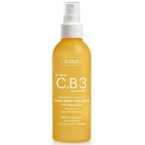 Ziaja Witamina C.B3 Niacynamid, tonik przed makijażem i po makijażu, spray, 190 ml - zdjęcie produktu