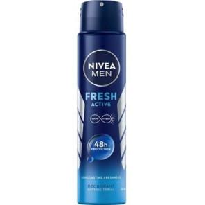 Nivea Men Fresh Active, dezodorant w sprayu, 250 ml - zdjęcie produktu