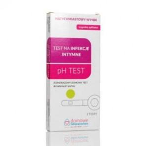 Domowe Laboratorium, test na infekcje intymne pH test, 2 szt. - zdjęcie produktu