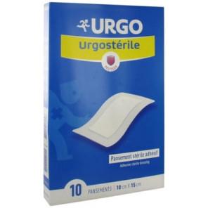 Urgo Urgosterile, opatrunek sterylny, samoprzylepny, 10 cm x 15 cm, 10 szt. - zdjęcie produktu