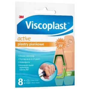 Viscoplast Active, amortyzujące plastry piankowe, 8 szt. - zdjęcie produktu