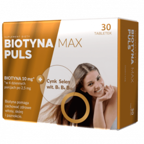 Biotyna Max Puls, tabletki, 30 szt. - zdjęcie produktu