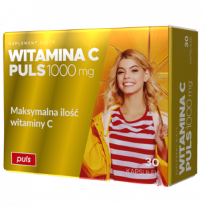 Witamina C Puls, 1000 mg, kapsułki, 30 szt. - zdjęcie produktu