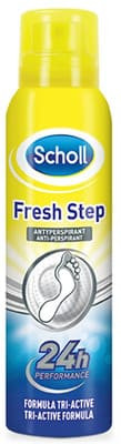 Scholl Fresh Step, antyperspirant do stóp neutralizujący zapach, 150 ml