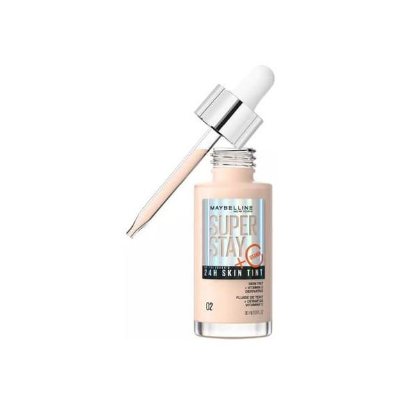 Maybelline Super Stay 24H Skin Tint nr 02, podkład rozświetlający, 30 ml Maybelline Super Stay 24H Skin Tint nr 02, podkład rozświetlający, 30 ml - zdjęcie produktu