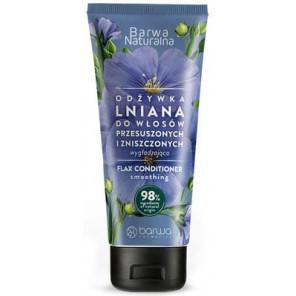 Barwa Naturalna, odżywka Lniana do włosów przesuszonych i zniszczonych, 200 ml - zdjęcie produktu