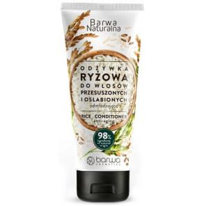 Barwa Naturalna, odżywka Ryżowa do włosów przesuszonych i osłabionych, 200 ml - zdjęcie produktu