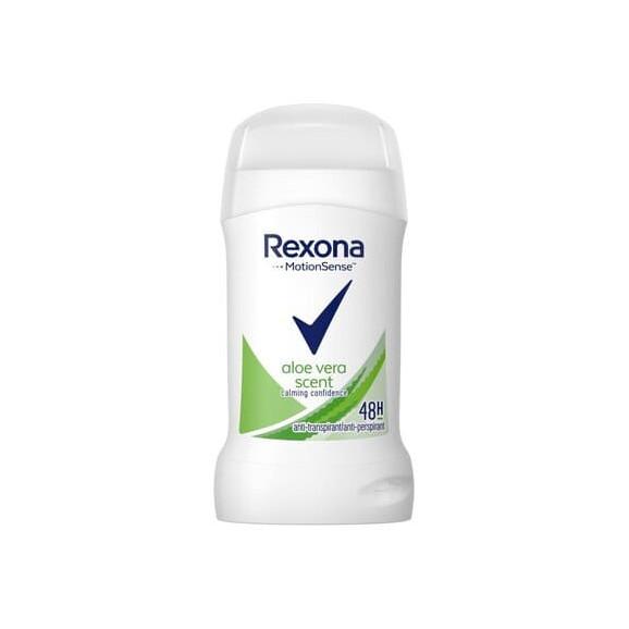 Rexona Aloe Vera Scent, antyperspirant w sztyfcie dla kobiet, 40 ml Rexona Aloe Vera Scent, antyperspirant w sztyfcie dla kobiet, 40 ml - zdjęcie produktu