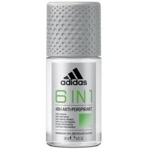 Adidas 6in1 Roll-on, antyperspirant męski, 50 ml - zdjęcie produktu