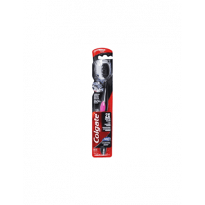 Colgate 360 Charcoal Black, szczoteczka do zębów, Medium, 1 szt. - zdjęcie produktu