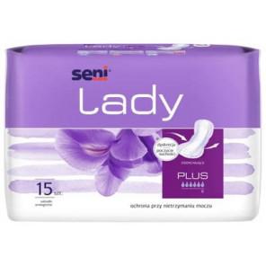 Seni Lady Plus, wkładki urologiczne dla kobiet, 15 szt. - zdjęcie produktu