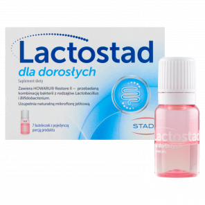 Lactostad dla dorosłych, buteleczki, 7 szt. - zdjęcie produktu