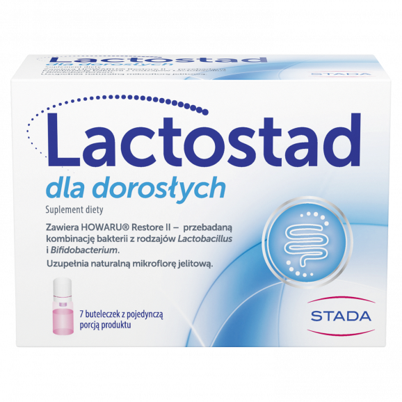 Lactostad dla dorosłych, buteleczki, 7 szt. - zdjęcie produktu