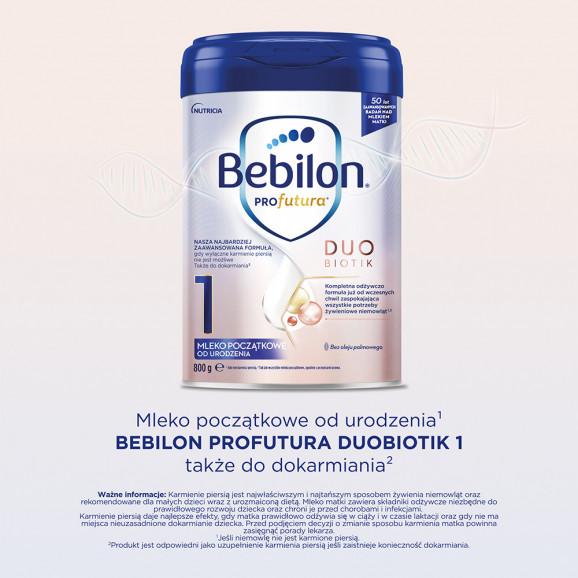 Bebilon Profutura Duo Biotik 1, mleko początkowe, od urodzenia, 800 g x 4 szt. - zdjęcie produktu