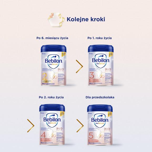Bebilon Profutura Duo Biotik 1, mleko początkowe, od urodzenia, 800 g x 4 szt. - zdjęcie produktu