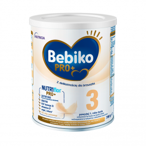 Bebiko Pro+ 3, proszek, odżywcza formuła na bazie mleka dla dzieci powyżej 1. roku życia, 700 g - zdjęcie produktu