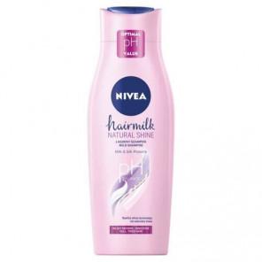 Nivea Hairmilk Natural Shine, szampon do włosów matowych, 400 ml - zdjęcie produktu