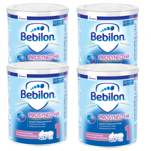 Bebilon Prosyneo HA Hydrolyzed Advance 1, mleko początkowe, od urodzenia, 400 g x 4 - zdjęcie produktu