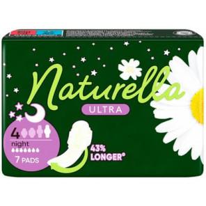 Naturella Ultra Night Camomile, podpaski ze skrzydełkami, 7 szt. - zdjęcie produktu