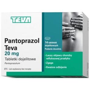 Pantoprazol Teva 20 mg, tabletki dojelitowe, 14 szt. - zdjęcie produktu