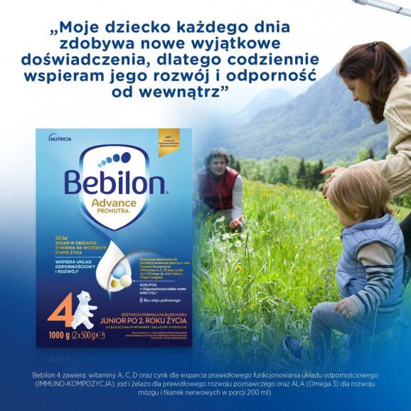 Bebilon 4 Advance Pronutra Junior, formuła na bazie mleka po 2. roku życia, 1000g - zdjęcie produktu