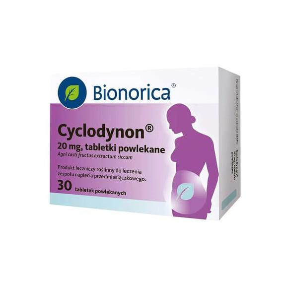Cyclodynon 20 mg, tabletki, 30 szt. Cyclodynon 20 mg, tabletki, 30 szt. - zdjęcie produktu